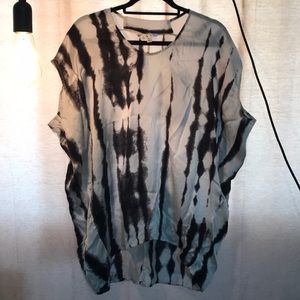 Chiffon high low blouse